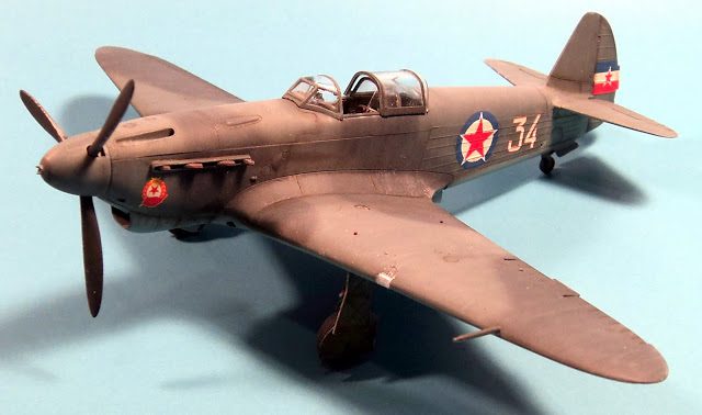 The Yugoslavian Yak is done- Accurate Miniatures’ 1/48 Yak-1b