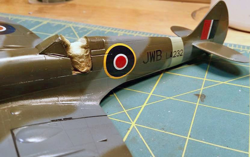 In Progress: Airfix/Aeroclub 1/48 Spitfire Mk. 21- Decals are on