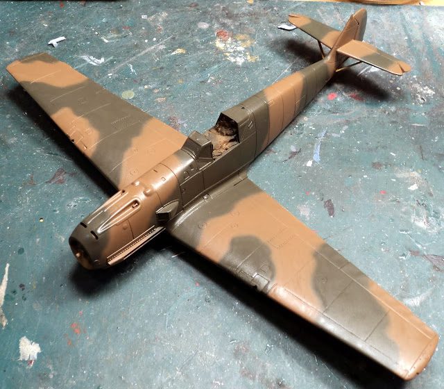 Out of the paint shop: the captured Me-109