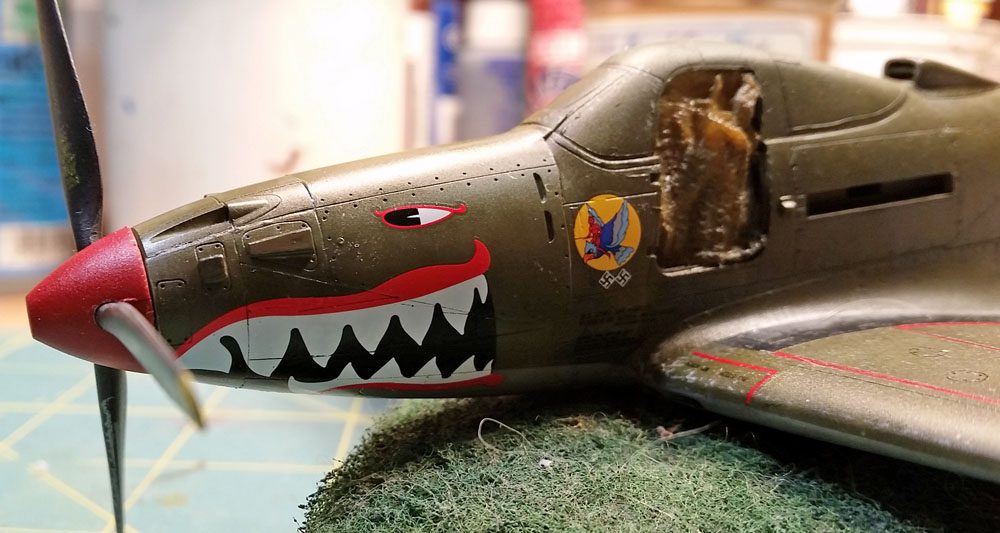 In Progress: The decals are on Hasegawa’s P-39N