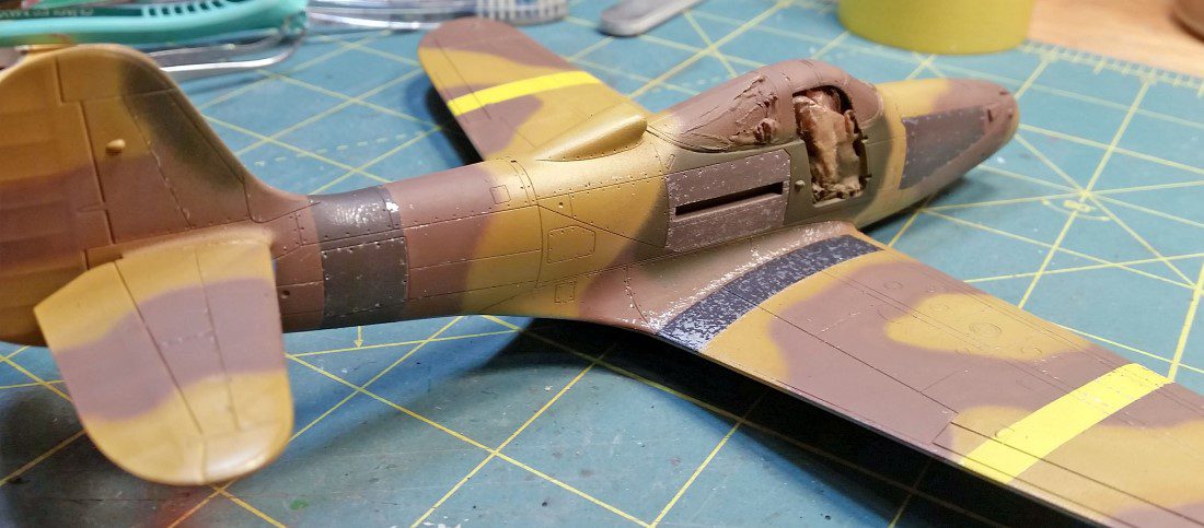 In Progress: Eduard’s 1/48 P-39L- The paint is on