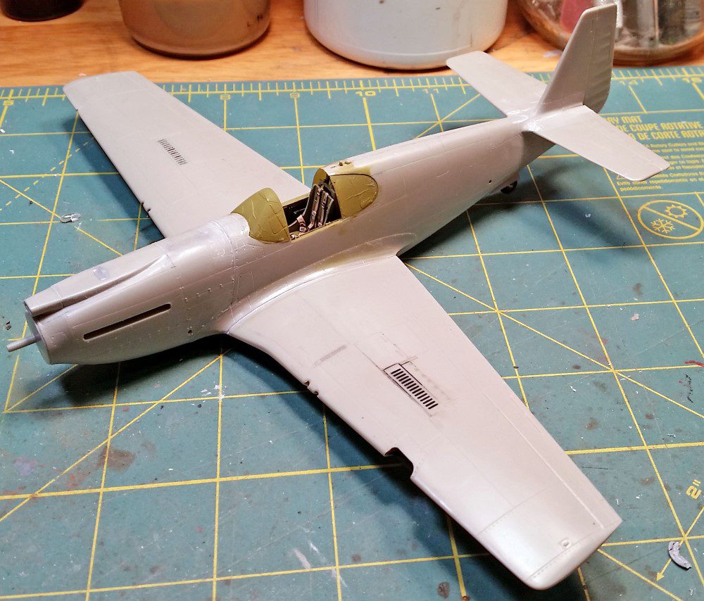 In Progress: Italeri 1/48 A-36- Ready For Paint