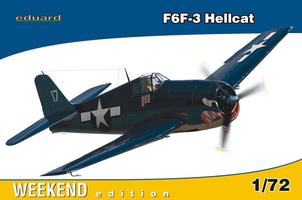 In Progress: Eduard’s 1/72 F6F-3 Hellcat Weekend Edition- The Paint Is On