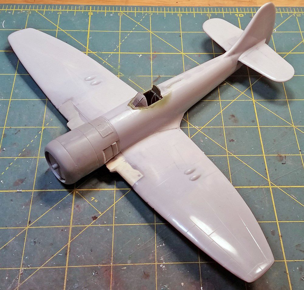 In Progress: Eduard 1/48 Tempest Mk. V conversion to Mk. II- ready for paint