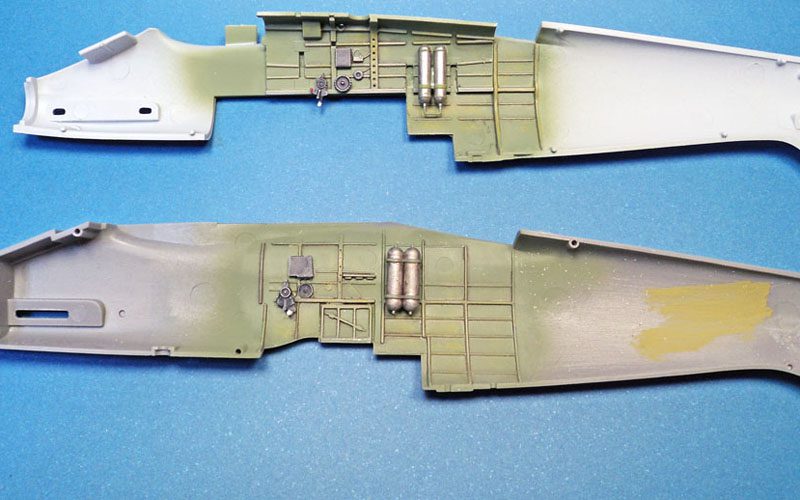 Comparing 1/48 Spitfire Mk. Vb Kits: Airfix versus Tamiya- The Cockpit