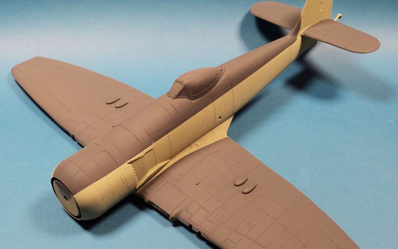 Trumpeter 1/48 Sea Fury: Initial Paint Is On