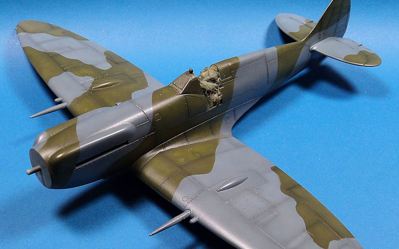 Academy’s 1/48 Spitfire Mk. XIVc: Six Shades of Gray, and Three Shades of Green