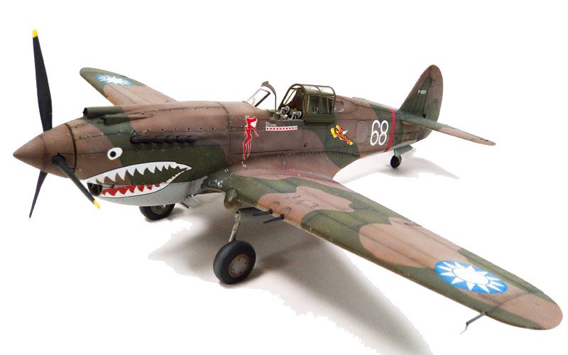 Airfix 1/48 P-40B: A Tiger Flies