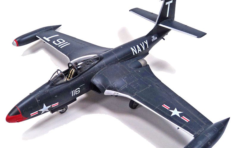 Weekend Build: KittyHawk’s 1/48 F2H-2 Banshee- You Did What In Four Days?