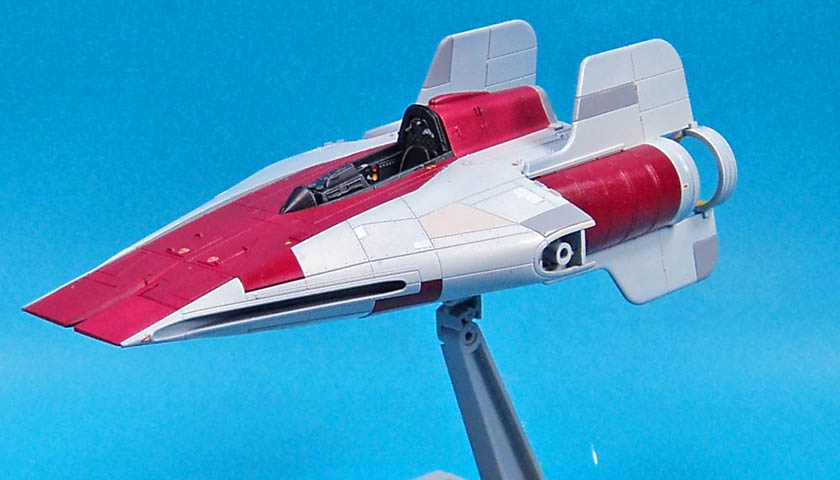 Bandai’s 1/72 A-Wing Starfighter: Getting The Paint On A Wing, And A Wing, And A Tail (Or Two)