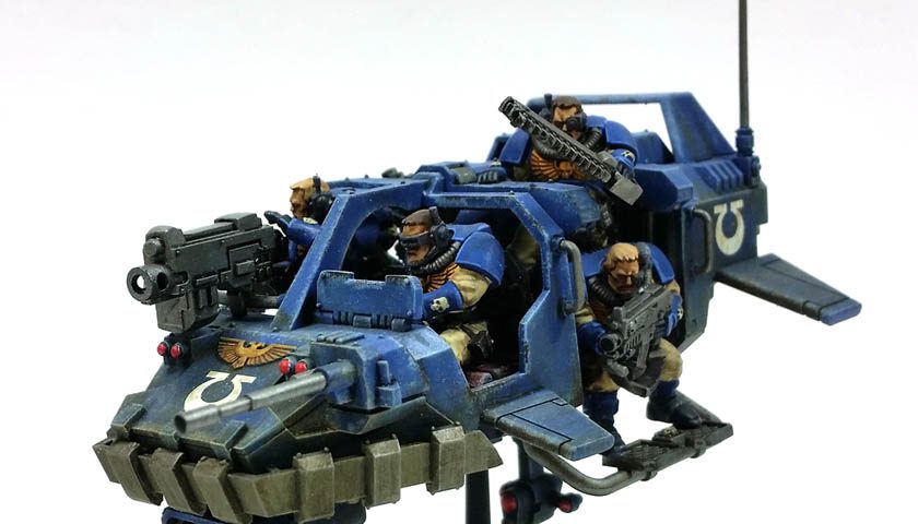 Citadel’s Space Marine Land Speeder Storm: Finally Facing The Faces