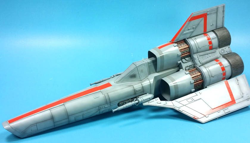 Moebius’ 1/32 Battlestar Galactica Colonial Viper Mk. I: Paints and Stripes