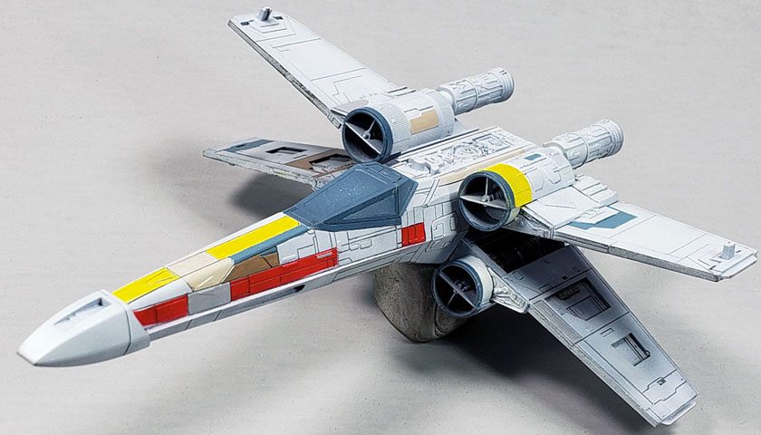 Bandai’s 1/72 Star Wars X-Wing Fighter: Senior Ladies Quilting Bee