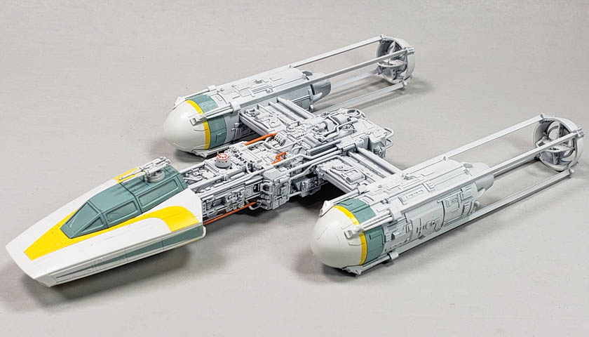 Bandai’s 1/72 Y-Wing Fighter: Yavin Pipe & Supply Co.