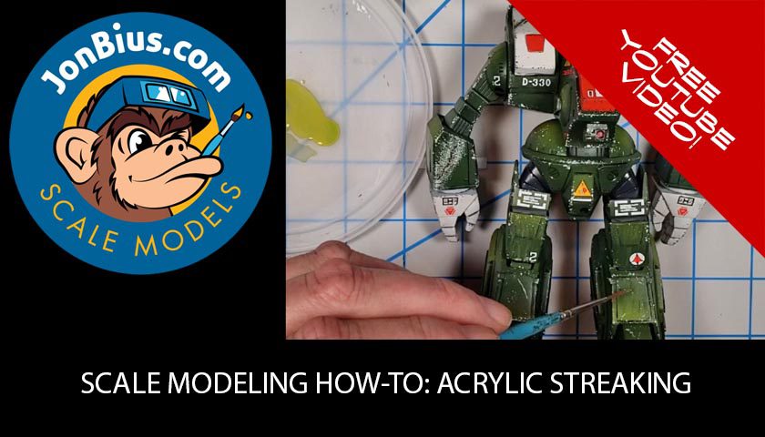 Scale Modeling How To: Acrylic Streaking