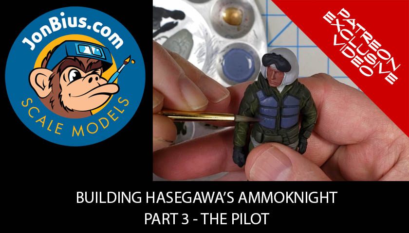 Patreon Exclusive Video: Building the Hasegawa Ammoknight, Part 3 – The Pilot