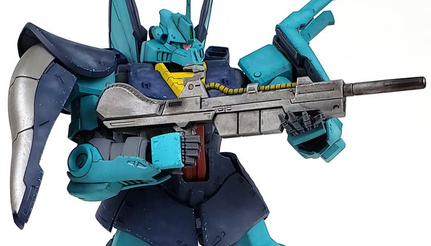 Bandai’s RE/100 MSK-008 Dijeh: The Turquoise Butterfly