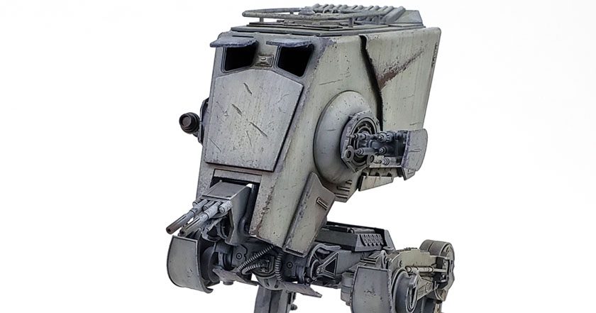 Bandai’s 1/48 Star Wars AT-ST: Finishing The Big Stompy Chicken