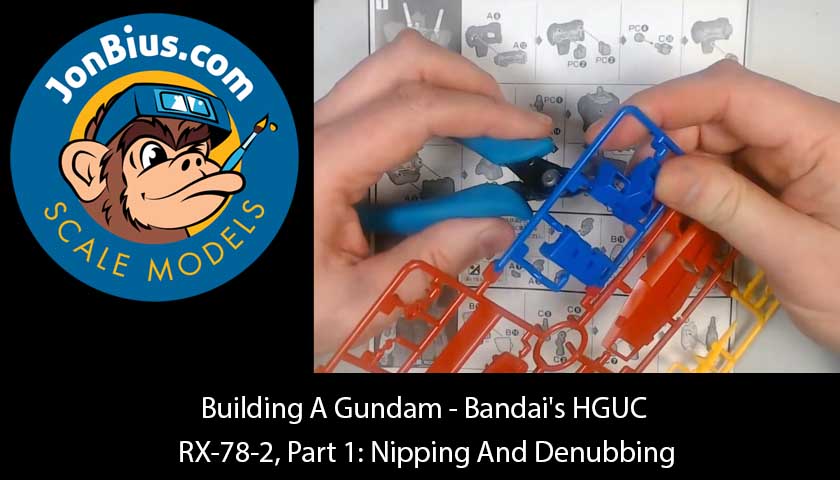 Building A Gundam – Bandai’s HGUC RX-78-2, Part 1: Nipping And Denubbing