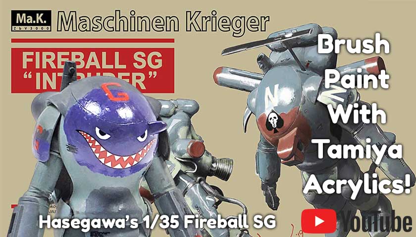 Hasegawa’s 1/35 Fireball SG: Painting With Tamiya Acrylics