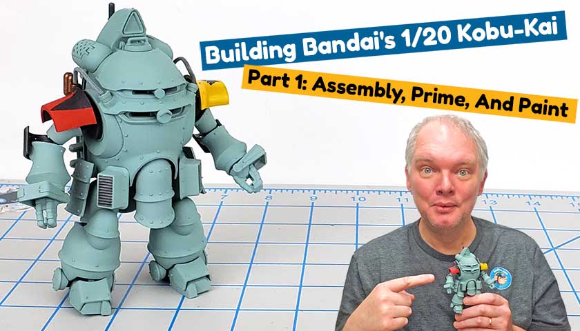 Building Bandai’s 1/20 Kobu-Kai (Ichiro Ogami Type) Part 1: Assembly, Prime, And Paint