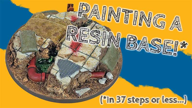 Painting Bases – Elrik’s Hobbies To The Rescue!