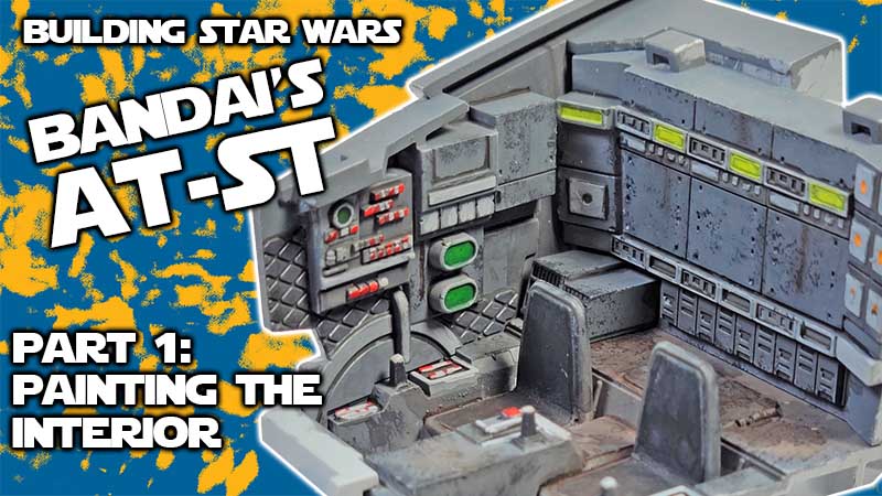 Painting the AT-ST Interior: Bandai’s 1/48 Scout Walker