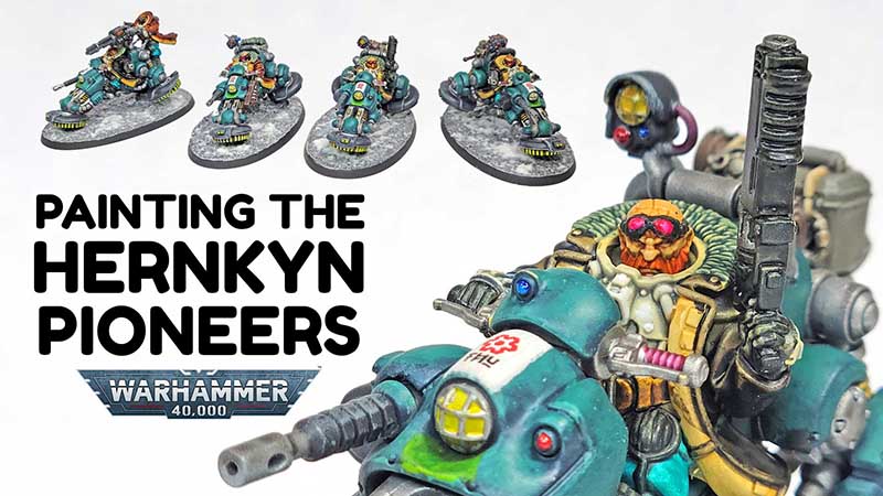 Painting the Warhammer 40K Leagues of Votann Hernkyn Pioneers