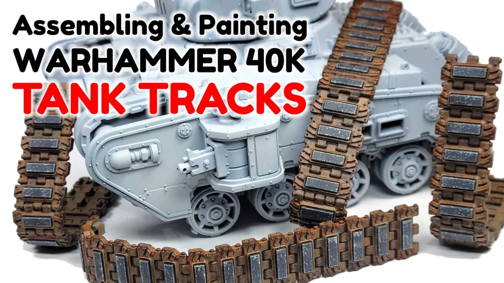 Rogal Dorn Battle Tank Part 1 – Assembling & Painting Warhammer 40K Tank Tracks