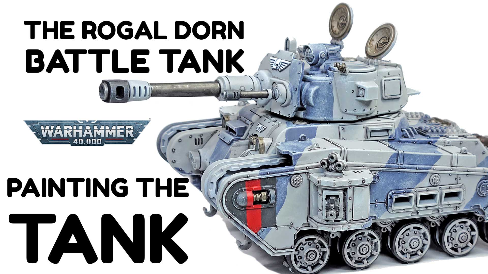 Rogal Dorn Battle Tank Part 3 – Painting The Tank