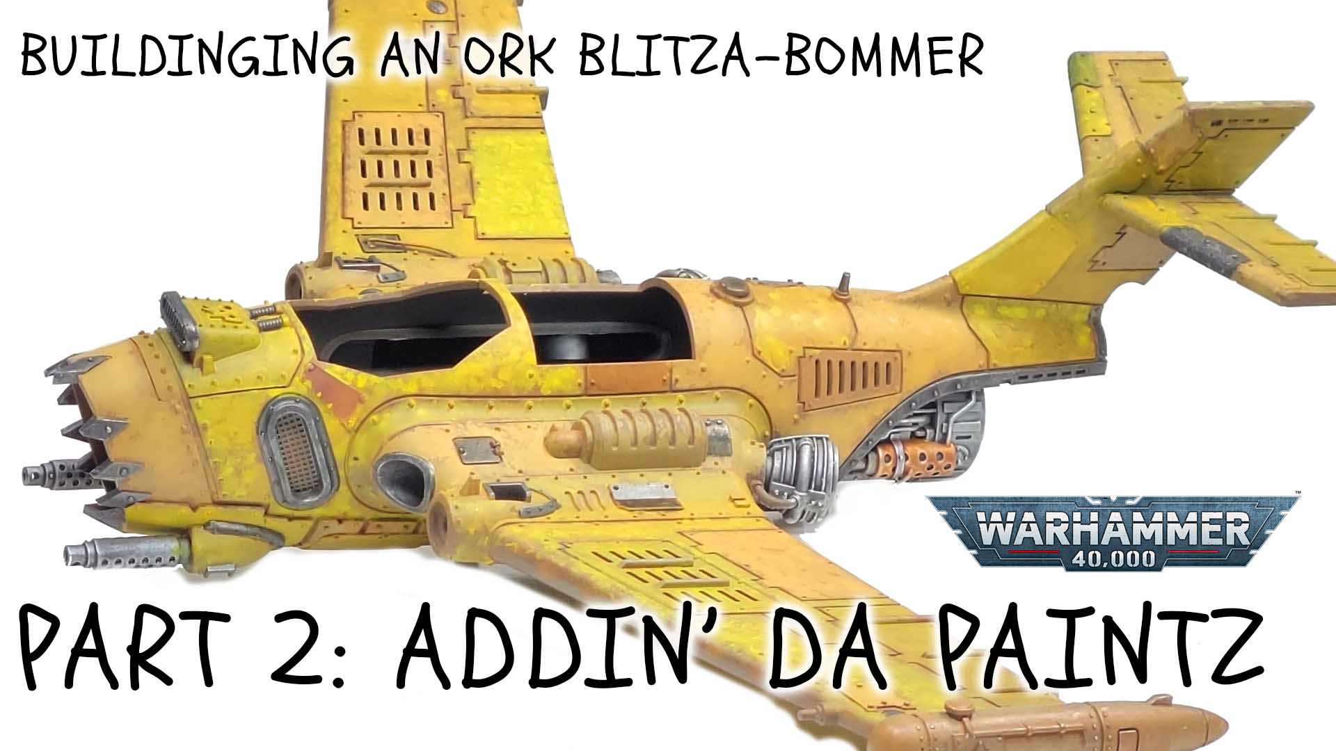 Painting & Weathering an Orky Jet: Part 2 – Paint