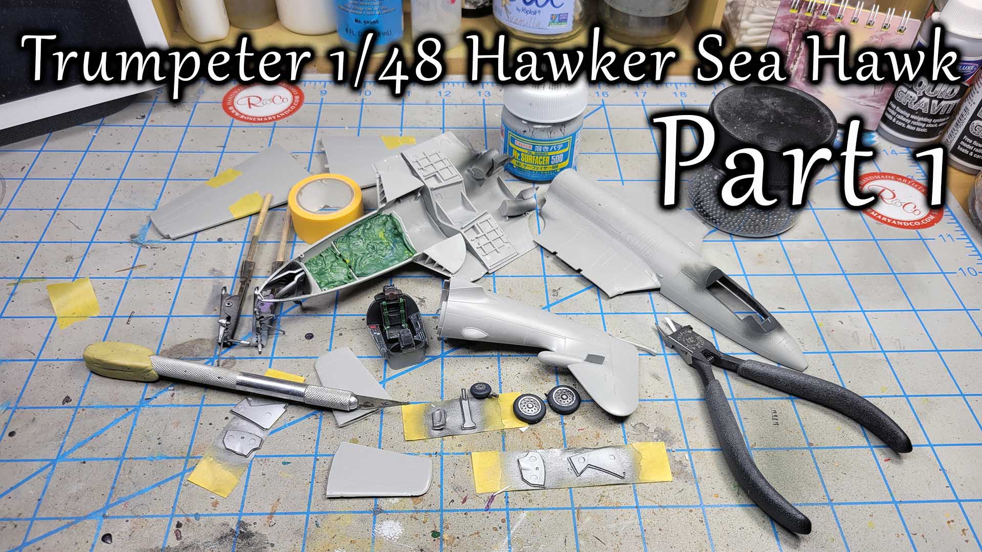 vlog 25-02: Trumpeter’s 1/48 Hawker Sea Hawk, Part 1